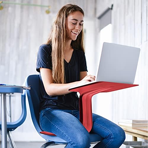 ECR4Kids The Surf Portable Lap Desk, Flexible Seating, Red