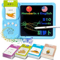 Talking Flash Cards with Writing Tablet - Chinese English, Blue