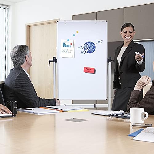 VIZ-PRO Double-Sided Magnetic Mobile Whiteboard, 48" x 24"