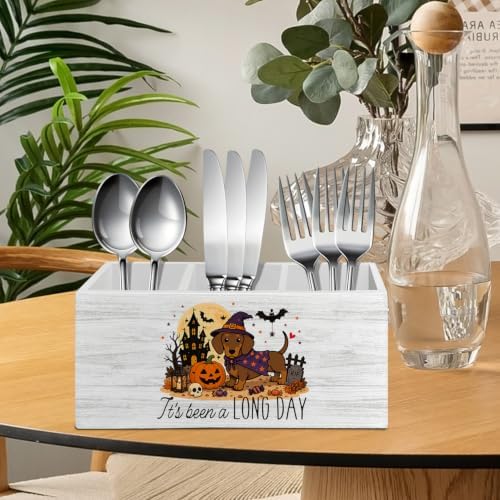 Halloween Dachshund Dog Pen Pencil Holder for Desk Accessories