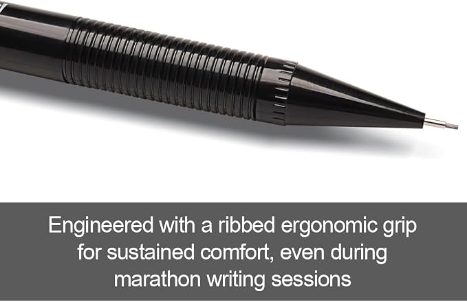 Pentel Sharplet-2 Automatic Pencil, (0.5mm) Lead Size, Black Barrel, Box of 12 (A125A)