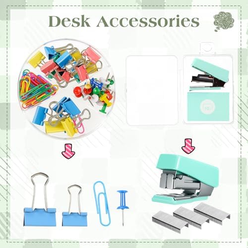 Eersida 58 Pcs Flower School Supplies Set, Colorful Pencil Pouch Pens