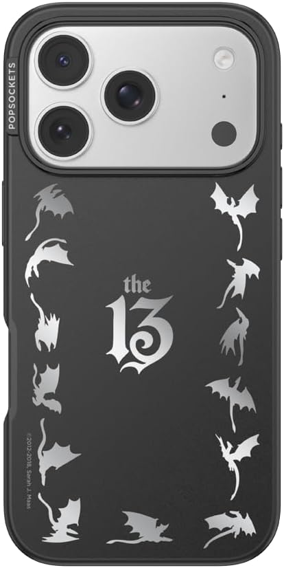 PopSockets iPhone 17 Pro Phone Case with MagSafe, Wireless Charging Compatible, Dragon - The 13