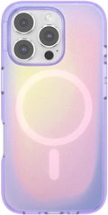 PopSockets iPhone 16 Pro Phone Case with MagSafe- Aura | Magnetic, Wireless Charging, Camera & Drop Protection, Purple, Aura, Electronic Accessories, For iPad/Kindle/iPhone/Android