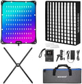NEEWER 115W Flexible LED Video Light, Studio RGB Panel Light Mat Kit with Softbox APP/2.4G/DMX Control 2500K-10000K 14700lx/0.5m CRI96+, Key Lighting for Photography Streaming Video Recording, FL100C