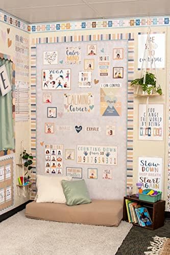 Teacher Created Resources Everyone is Welcome Calming Corner Bulletin Board (TCR7118) Large (Pack of 2)