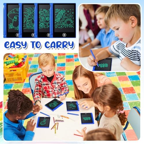 Zhehao 32 Pcs LCD Writing Tablet for Kid Mini Doodle Board,Blue