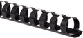 Mead CombBind Binding Spines/Spirals/Coils/Combs, 3/4", 150 Sheet Capacity, Black, 125 Pack (4000136)