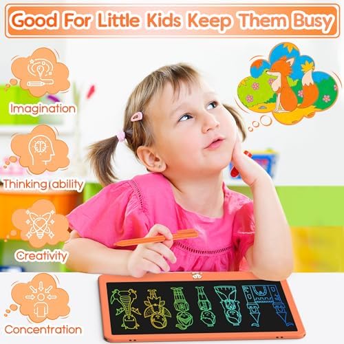 Hockvill 12 Inch LCD Writing Tablet, Toddler Doodle Board Toy Gift for Kids
