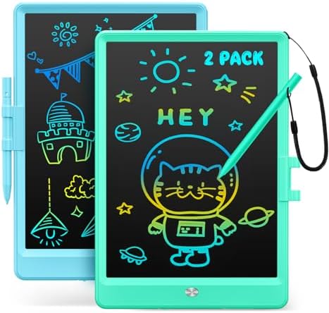 Kidopire LCD Writing Tablet, 2Pack Drawing Pad for Kids, Kid Doodle Board