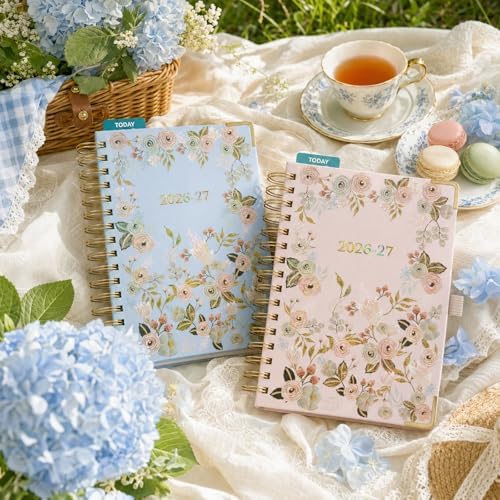 BEZEND Planner 2026-2027 Weekly and Monthly, Hourly Timeslot (A5-6"x8.5")
