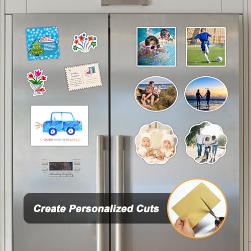 Towjug Adhesive Magnetic Sheets 24 Pack, Each 8" x 10"
