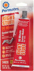 Permatex 34628 Right Stuff 90 Minute Red High Temperature Gasket Maker, 3 oz