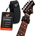 Gruv Gear Fret Wrap & Guitar Mute, Fretwrap for Acoustic, Electric & Bass | String Dampener Recording, Tapping & Practice Accessory (1 Pack, Small Ebony, Fits 4 String Bass, 6 String Guitar)