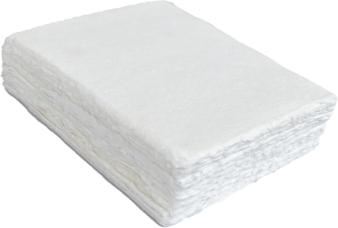 Handmade Cotton Paper with Deckle Edge Recycled Cotton Rag Mixed Media Card Stock for Postcards, Invitations, Crafts and Announcements (150gsm, 5x7 inch B6, 50 Pack)