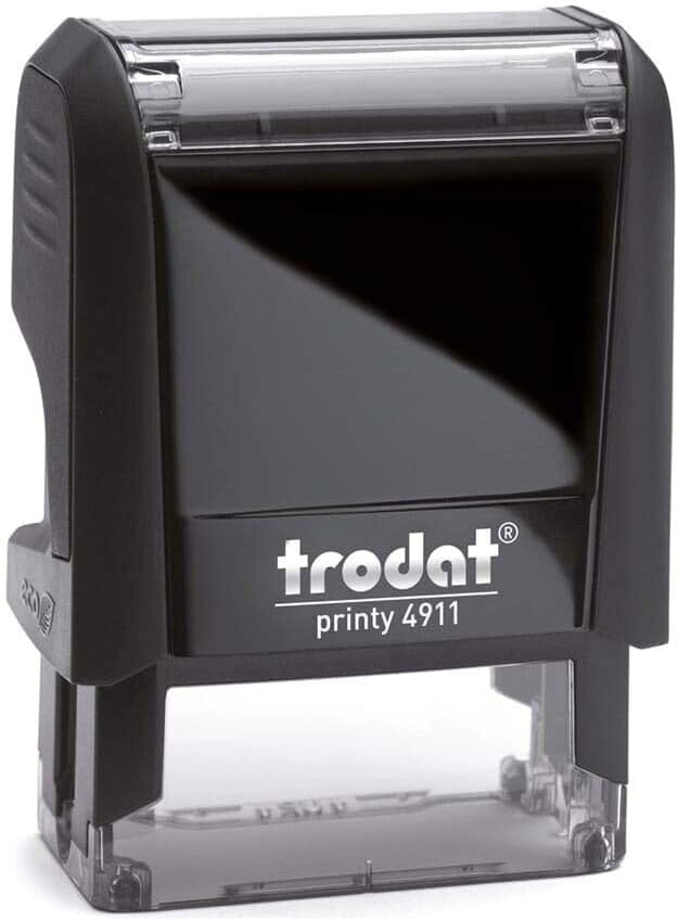 Trodat 4911 Return Address Stamp - Custom Text Stamp - Choose from Many Fonts & Colors!