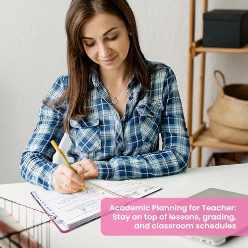 Planner 2026-2027, Monthly & Weekly Jul 2026-Jun 2027 Calendar Book | 6.3" x 8.5", Hardcover Spiral Planner with Tabs, School & Daily Pretty Agenda for Women, Students, Teachers, Fluid Eclipse