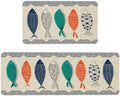 Kitchen Rugs and Mats Set of 2,Floor Mats for Home Kitchen Decor Mat