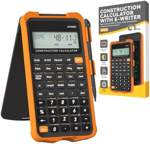 ROATEE Construction Calculator with Notepad for Contractor Home Project