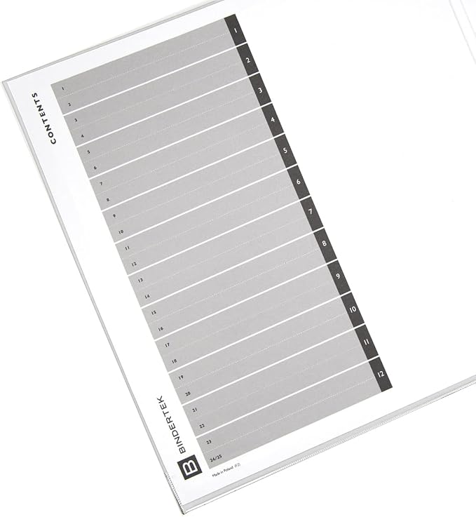 3-Ring Premium Binder - White, 3" Spine, by Bindertek | 525 Sheet Capacity, 2" D-Rings, Linen-Textured Covers, Steel Reinforced Edges, Spine Label Included