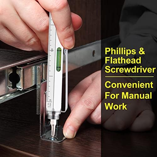 VIBELITE 11 in 1 Multitool Pen Set, Silver, 2 Pack