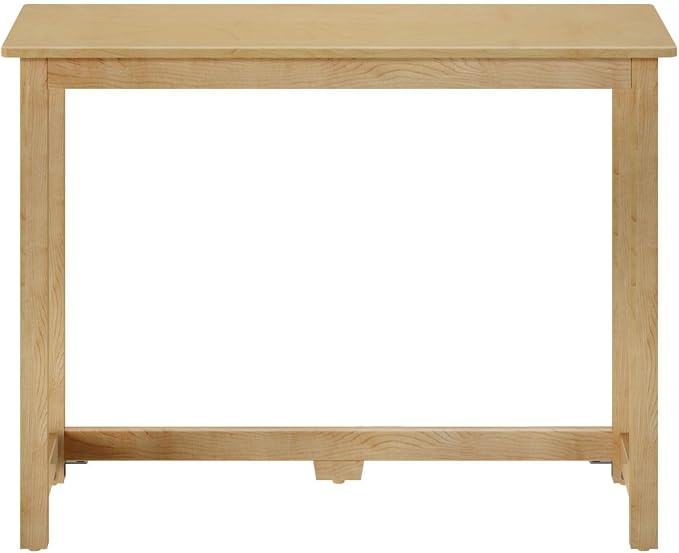 Plank+Beam Classic Desk, 40 Inch, Natural | Wooden Writing Desk, Non-Toxic Finishes, Large Desk Space, Engineered Wood, Matching Style, Solid Wood