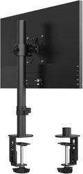 PHOLITEN Monitor Mount for Most 13-32" Computer Screens up to 20lbs,Adjustable Single Desk Monitor Stand with Tilt Swivel Rotation, VESA 75x75mm/100x100mm | Adjustable Single Desk Stand, Tilt Swivel Rotation, VESA 75x75/100x100mm