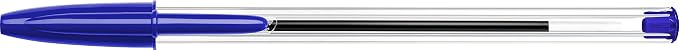 BIC Cristal Original Ball Pens Medium Point (1.0 mm) - Blue, Box of 150 [Amazon Exclusive]