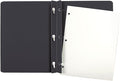 Oxford Title Panel and Border Front Report Covers, Black, Letter Size, 25 per Box, (52506EE) (Pack of 5)