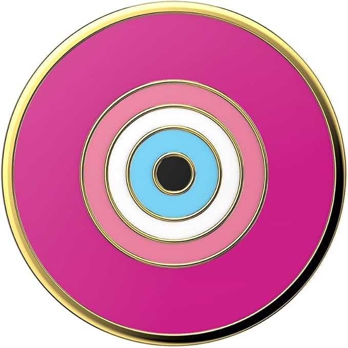 PopSockets Adhesive Phone Grip, Holder, Phone Stand, Evil Eye - Enamel Evil Eye Lover