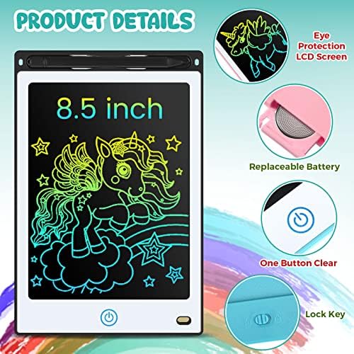 Zhehao 20 Pack 8.5 Inch LCD Writing Tablet Drawing Board,Pastel,Classic