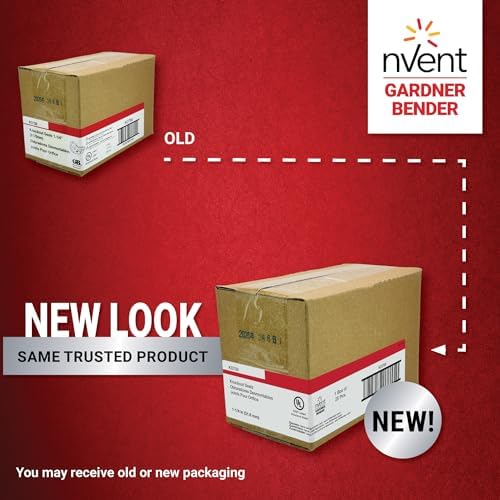 Gardner Bender KO701 Metal Knockout Seal, ½ Inch Conduit Size, Marked Size, Rust-Proof Galvanized Steel, 16 AWG Steel, ⅜ Inch Thread, Embossed - Self Centering, 100 Pk, KO704