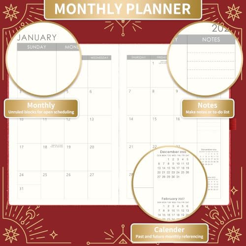 2027 Planner - 2027 Weekly Monthly Planner, 5.75" x 8.25"