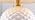 JONATHAN Y Julienne Hobnail Glass/Metal Table Lamp 20.5", White/Brass Gold