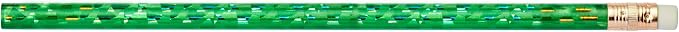 Pencil Guy Blank Glitz Round Pencils Green