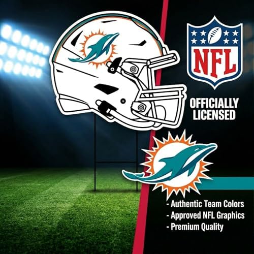 NFL Logo & Helmet 2 Pack Yard Sign Set