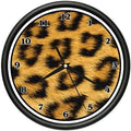 Cheetah Wall Clock Print Pattern Sheets Bedroom Decor