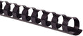 GBC Binding Spines / Spirals / Coils, 9/16", 105 Sheet Capacity, CombBind, Black, 100 Pack (4000080G)