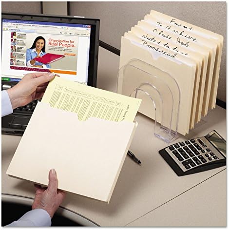 Smead File Jacket, Reinforced Straight-Cut Tab, 1" Expansion, Legal Size, Manila, 50 per Box (76520)