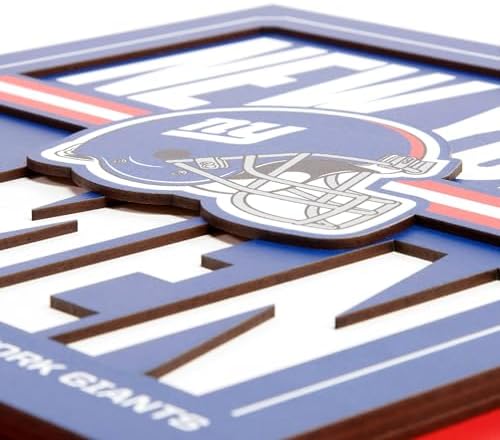 YouTheFan NFL New York Giants Slogan Series 3D Wall Art
