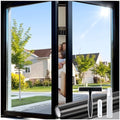 rabbitgoo Window Tint, One Way Privacy Film, Black Silver, 35.4" x 78.7"