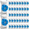 40 Pack Soundproofing Sound Isolation Clips Resilient Channel Mounting Clip Reduces Noise from Noisy Neighbors for Apartment Recording Studio Sound Proofing for Walls and Ceilings (Blue)