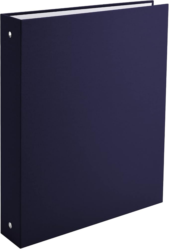 3 Ring Binder, A4 Fabric Cover Round Ring Durable Binder for 3-Hole Letter Size Paper, Decorative Organizer Holds 200 Sheets Letter Size 8.5'' x 11'' Paper, for Office Home