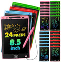24 Pack LCD Writing Tablet for Kids, Erasable and Reusable Toddler Doodle Board in 8.5 inch, Ideal Educational Drawing Pad for Learning Toy for Ages 3-8 Gifts for Girls Boys