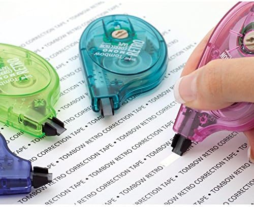 Tombow MONO Correction Tape, 8-Pack. Easy To Use Applicators for Instant Corrections