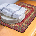 Homespice Cider Barn Jute Braided Table Mats, Rect 10x15 Set of 4