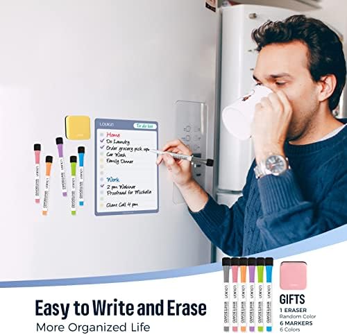 loukin Static Cling Dry Erase Checklist 4 Pack, Whiteboard to do List