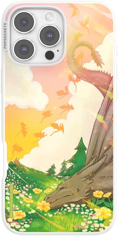 PopSockets iPhone 16 Pro Max Case Compatible with MagSafe, Phone Case for iPhone 16 Pro Max, Wireless Charging Compatible, Case Only - Abraxos