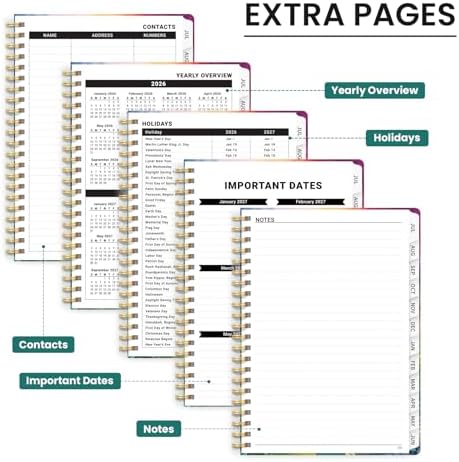 ZOTIA Planner 2026-2027 Weekly & Monthly Calendar Planner Jul 2026-Jun 2027
