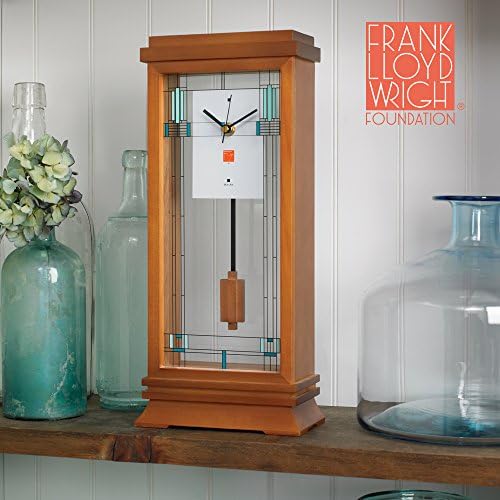 Bulova B1839 Wilits Frank Lloyd Wright Mantel Clock